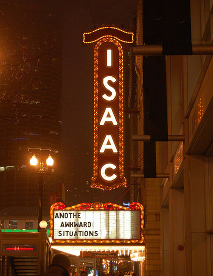 Isaac On the Marquee
