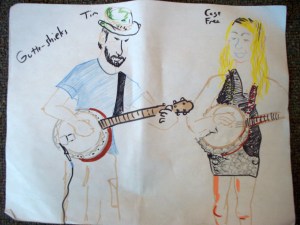 The gutter Shieks (one member not pictured)