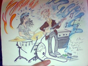 Here I went full on silly cartoon.